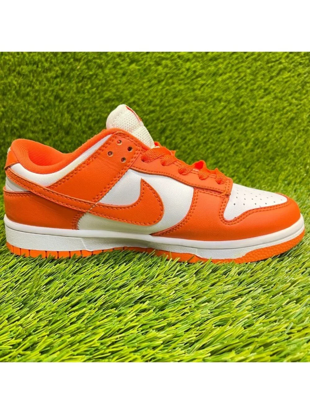 Nike Dunk Low SP Syracuse Womens Size 6 Orange White Athletic Shoes Sneakers